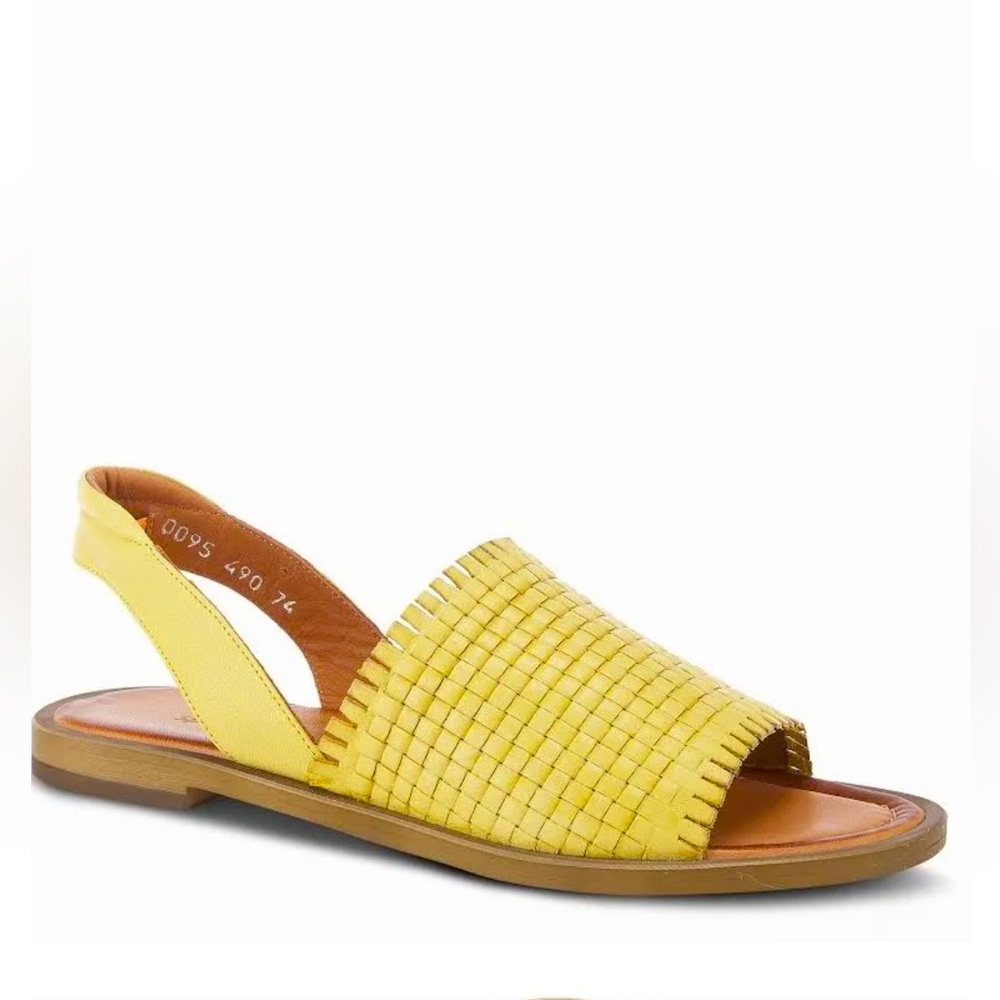 Spring Step GELSI-Y Yellow Sandals